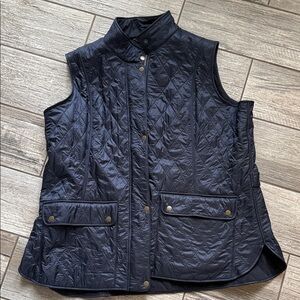Barbour Navy Quilted Vest for Women